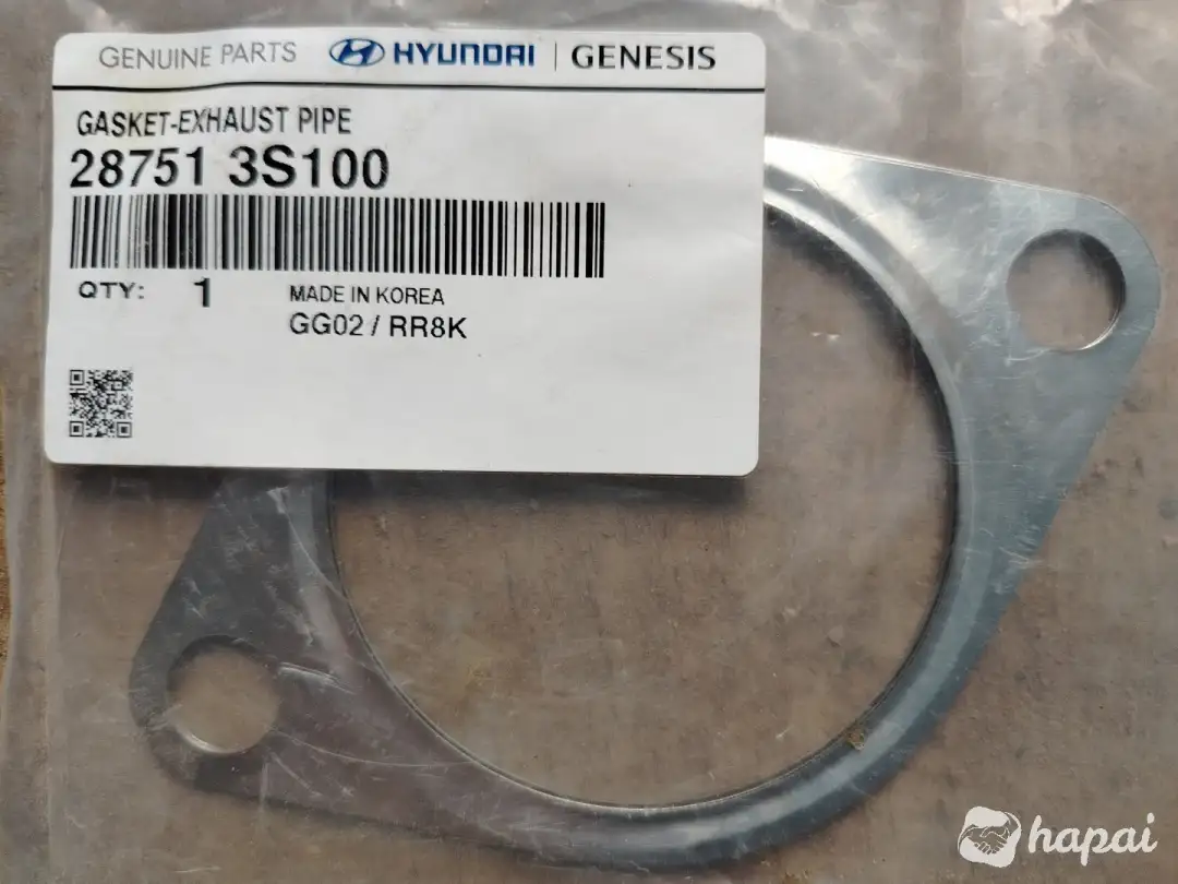 Прокладка глушителя Hyundai Kia. Есть 3 штуки.