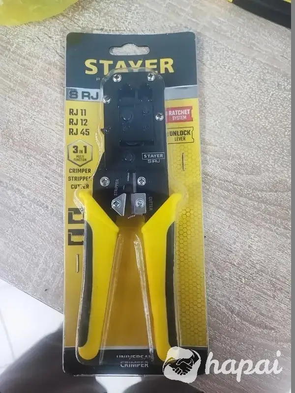 Обжимной инструмент Stayer (RJ45, RJ11, RJ12)