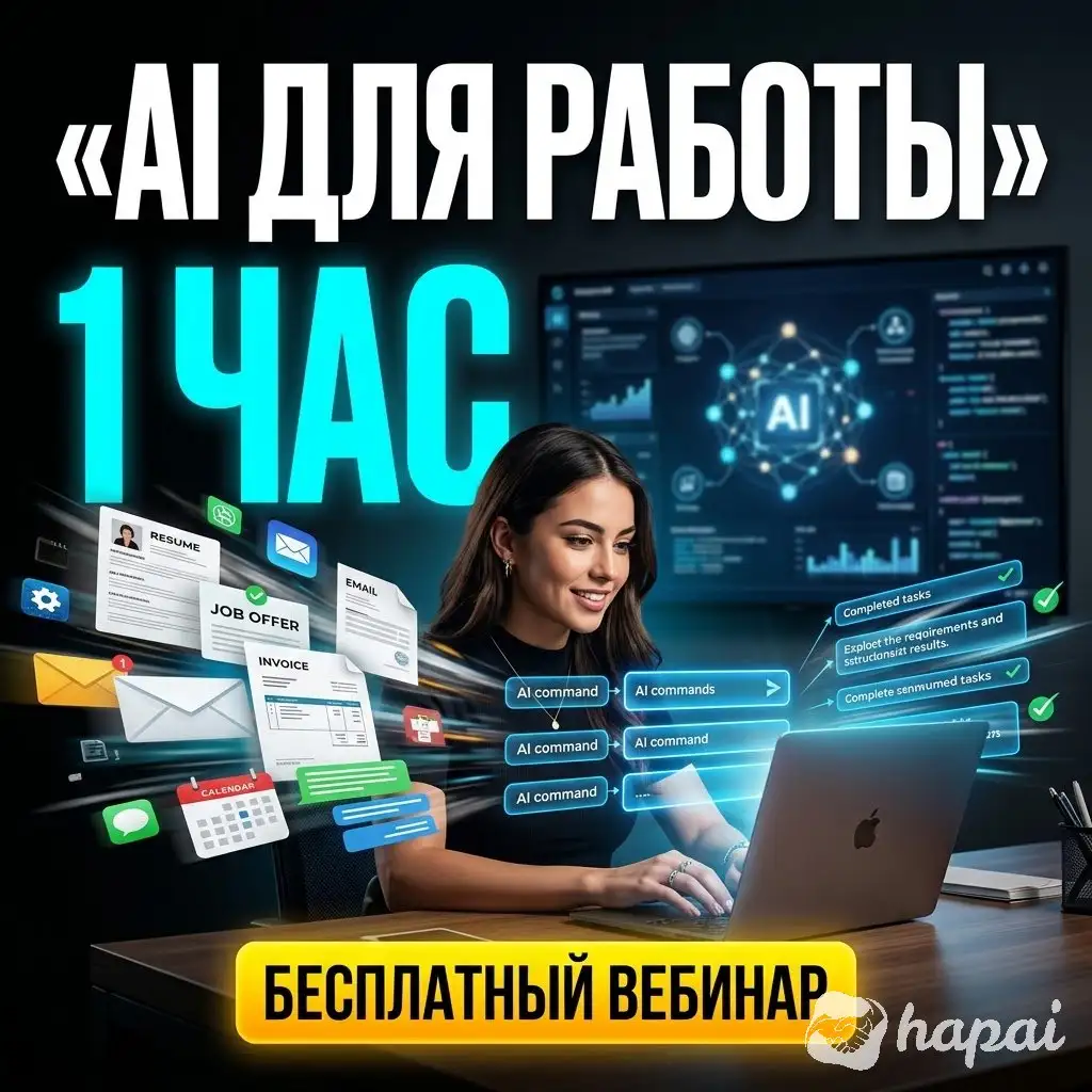 Как работать быстрее с помощью AI - бесплатный практикум для новичков