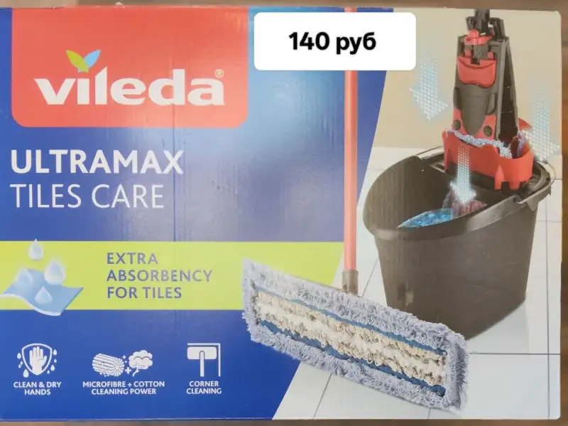 Швабра Vileda UltraMax Tiles Care
