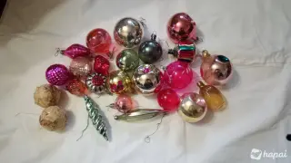 Ёлочные игрушки времён СССР