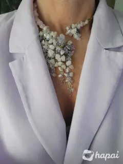 Колье из натуральных камней
