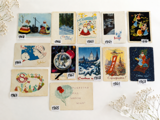 открытки открытка СССР 1960е гг винтаж антиквариат