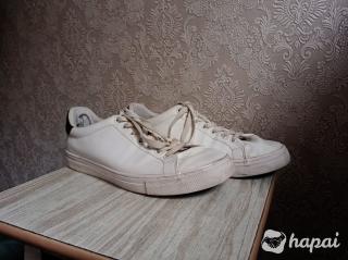 Кроссовки белые, кеды, 42 размер, h&m (27,5 см) мужские