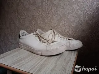 Кроссовки белые, кеды, 42 размер, h&m (27,5 см) мужские