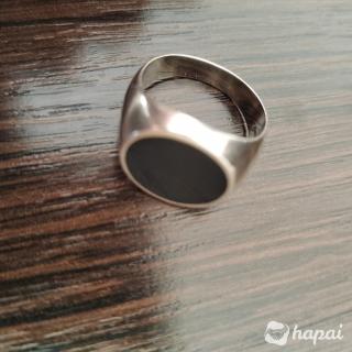 Перстень серебряный.