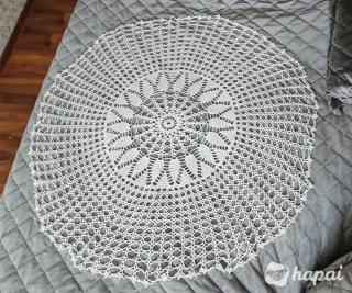 Скатерть вязаная 120 см