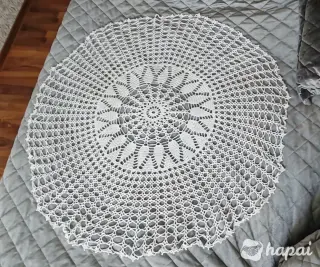 Скатерть вязаная 120 см
