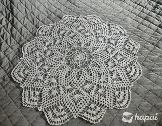 Скатерть вязаная 95 см