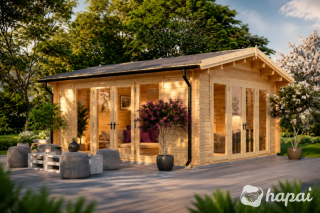Дачный дом из бруса под ключ (домокомплект) ДС-14