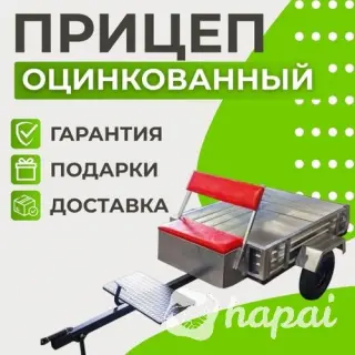 Оцинкованный прицеп ТМ-1700 для мотоблока