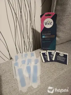 Восковые полоски для лица Veet Expert