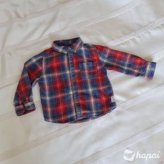 Рубашка в клетку Zara Baby "варенка" на 1,5-2 года