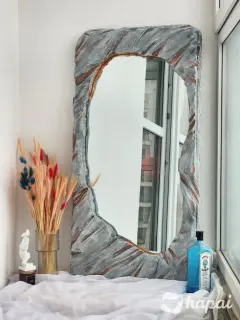 Зеркало в камне ручная работа