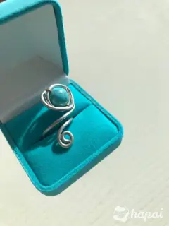 Кольцо с бирюзой