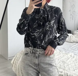 Полупрозрачная блуза H&M