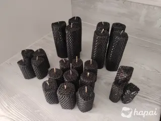 Свечи из натуральной вощины, набором 23 штуки