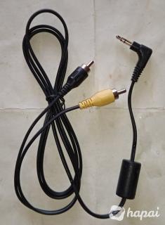 Кабель Jack 3,5 мм на два разъема RCA (тюльпаны)