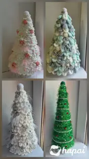 Новогодние настольные елочки