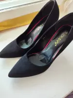 Туфли замшевые